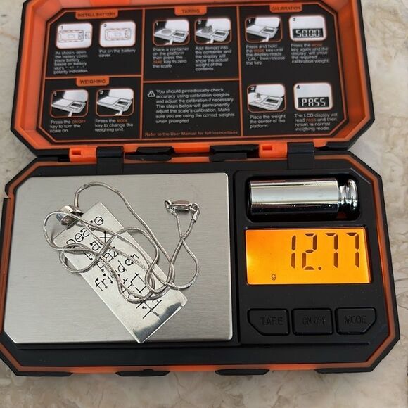 925 Sterling Silver “Peace” Necklace (Proceeds to Doctors Without Borders) - Picture 11 of 11